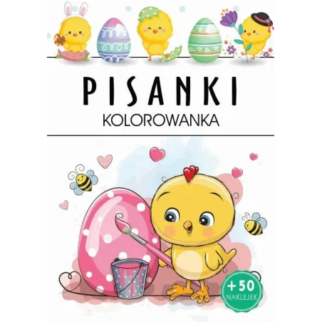 PISANKI. KOLOROWANKA Z NAKLEJKAMI