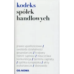 KODEKS SPÓŁEK HANDLOWYCH Agnieszka Kaszok - od.nowa