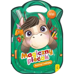 WIEŚ. MAGICZNY PLECAK. KOLOROWANKA Z NAKLEJKAMI