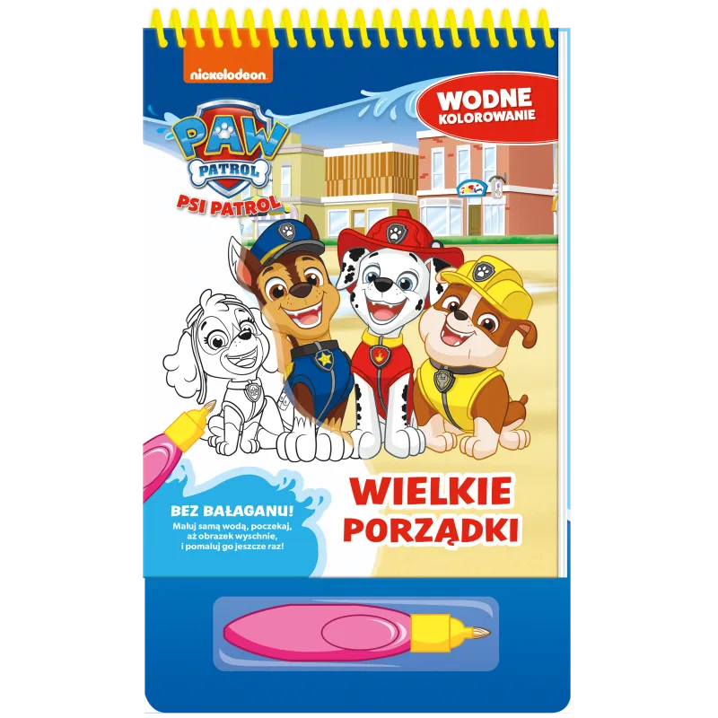 PSI PATROL. WIELKIE PORZĄDKI. WODNE KOLOROWANIE PSI PATROL. WIELKIE PORZĄDKI. WODNE KOLOROWANIE
