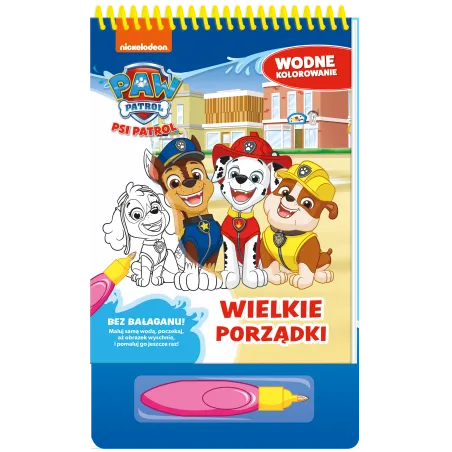 Psi Patrol. Wielkie Porządki. Wodne Kolorowanie Psi Patrol. Wielkie Porządki. Wodne Kolorowanie