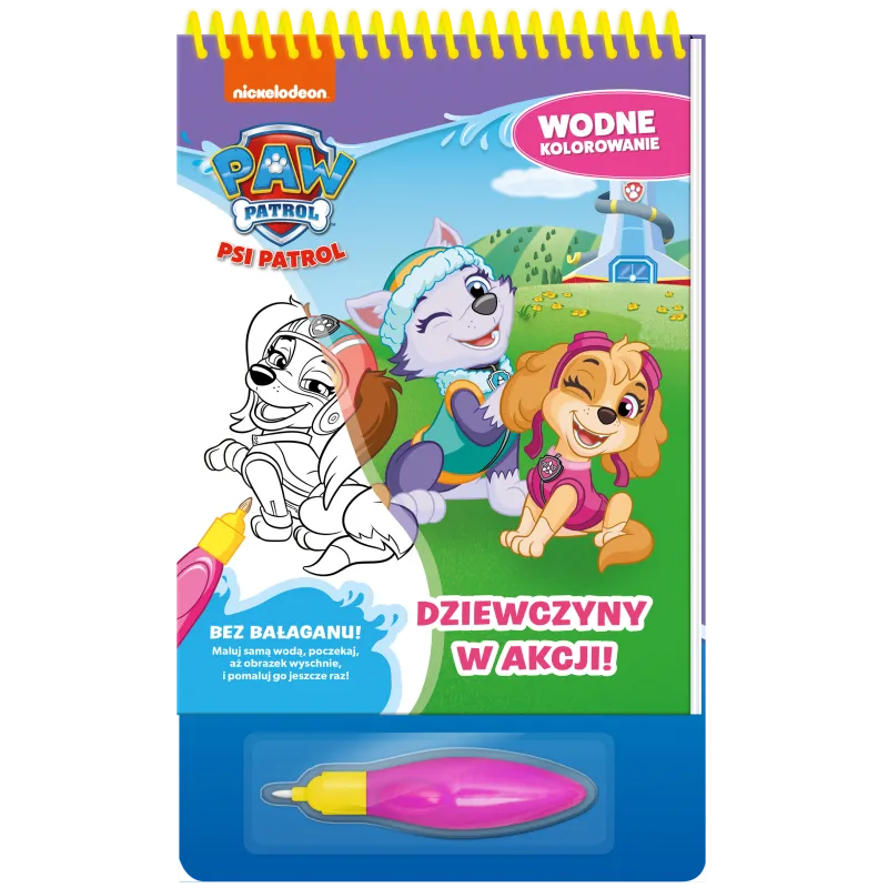 PSI PATROL. DZIEWCZYNY W AKCJI! WODNE KOLOROWANIE PSI PATROL. DZIEWCZYNY W AKCJI! WODNE KOLOROWANIE