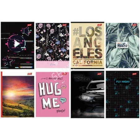 Zeszyt Brulion W Kratkę 96 Kartek A4