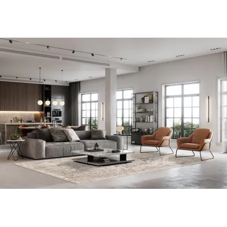 Dywan Do Salonu Beżowy 130X190 Cm – Wilton Mateur Trend Carpet Art Line, Nowoczesny Wzór