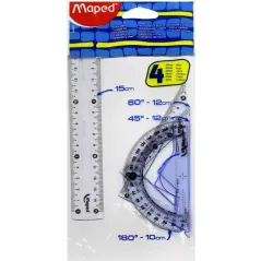 ZESTAW GEOMETRYCZNY 4 ELEMENTY