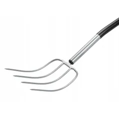 WIDŁY GOSPODARCZE 4-ZĘBNE TEGER EXTREME NA METALOWYM TRZONKU – STAL HARTOWANA