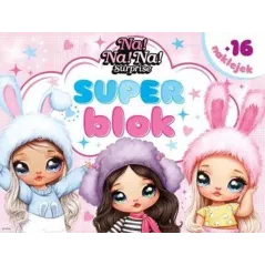 SUPERBLOK NA! NA! NA! SURPRISE. KOLOROWANKA Z NAKLEJKAMI