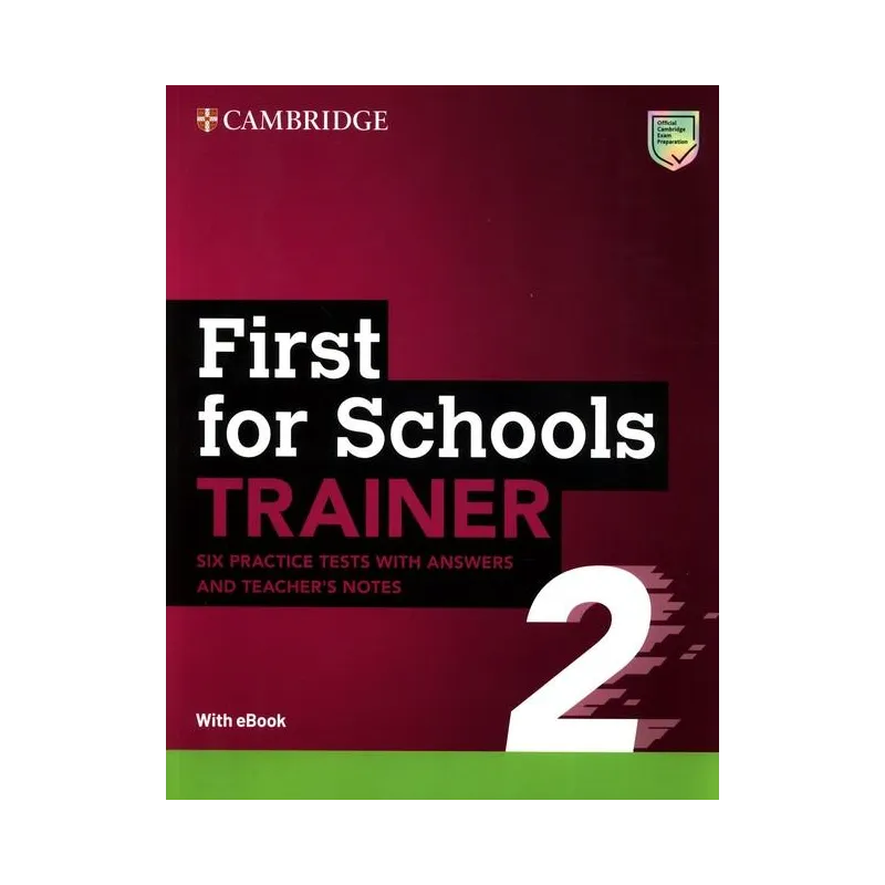 FIRST FOR SCHOOLS TRAINER 2 WITH EBOOK