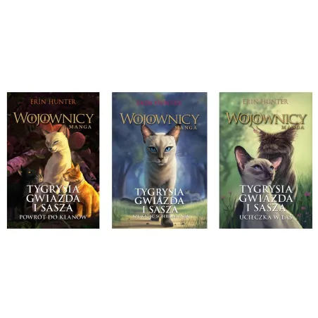 Pakiet Tygrysia Gwiazda I Sasza. Wojownicy. Manga