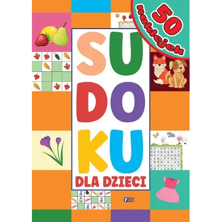 SUDOKU Z NAKLEJKAMI DLA DZIECI