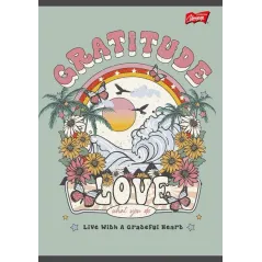 Zeszyt A5 60k linia mix dziewczęcy laminowany