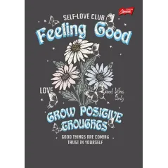 Zeszyt A5 60k linia mix dziewczęcy laminowany