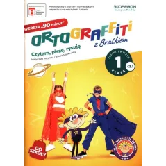 ORTOGRAFITTI Z BRATKIEM 1 ZESZYT ĆWICZEŃ WERSJA 90 MINUT