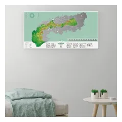 ALPY MAPA ZDRAPKA 80 X 40 CM - 1dea.me