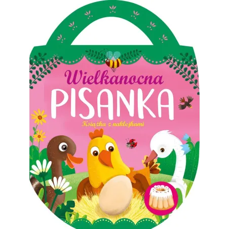 WIELKANOCNA PISANKA KSIĄŻKA Z NAKLEJKAMI Urszula Kozłowska3+ - Olesiejuk