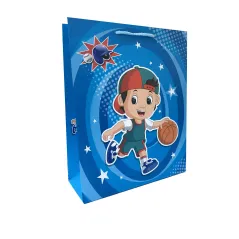 TOREBKA PREZENTOWA OZOBNA CHŁOPIĘCA 25X31X35 CM