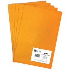 FILC POLIESTROWY ŻÓŁTY 5 SZTUK A4