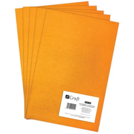 Filc Poliestrowy Żółty 5 Sztuk A4