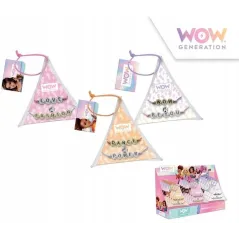 BRANSOLETKI Z NAPISAMI 2SZT. MIX 3 WZORY WOW KIDS EUROSWAN 3+