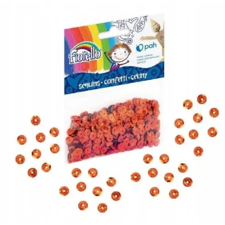 Cekiny Confetti Kółko Miedziane  Fiorello