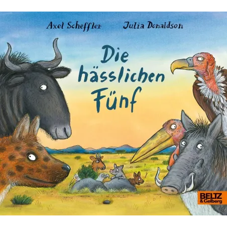 DIE HÄSSLICHEN FÜNF: VIERFARBIGES PAPPBILDERBUCH