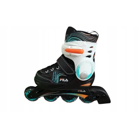 Rolki Dziecięce Fila Junior Sunrise Regulowane Rozmiar 30-33 Abec-5, Kółka 64 Mm