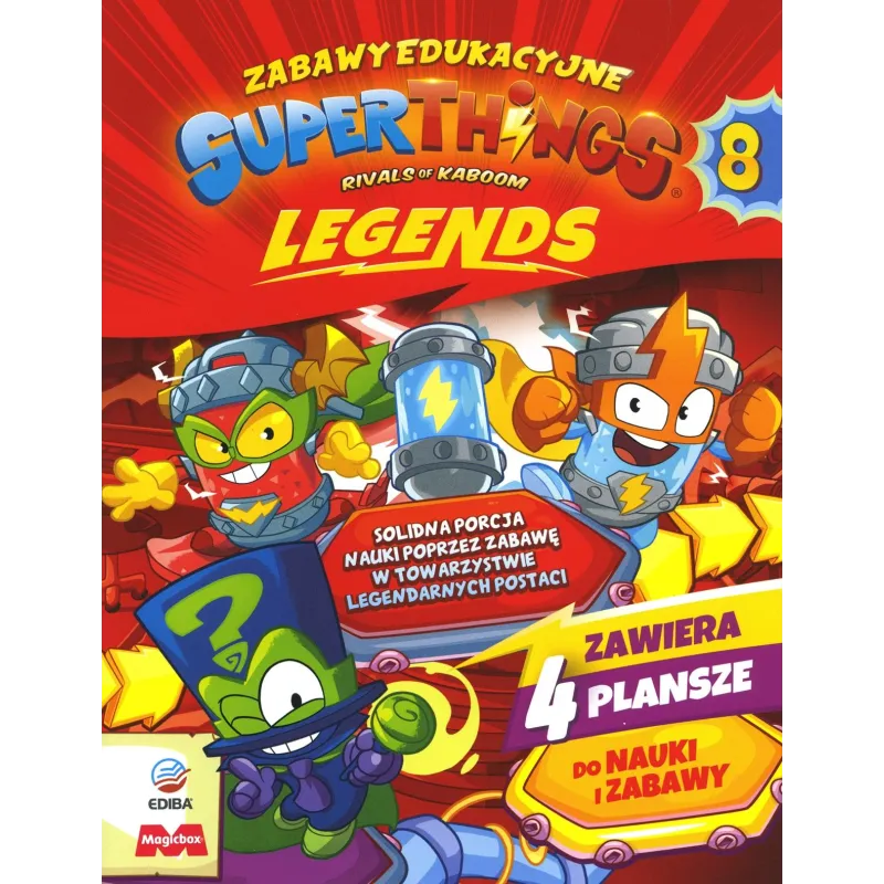 SUPERTHINGS RIVALS OF KABOOM. LEGENDS. ZABAWY EDUKACYJNE 8