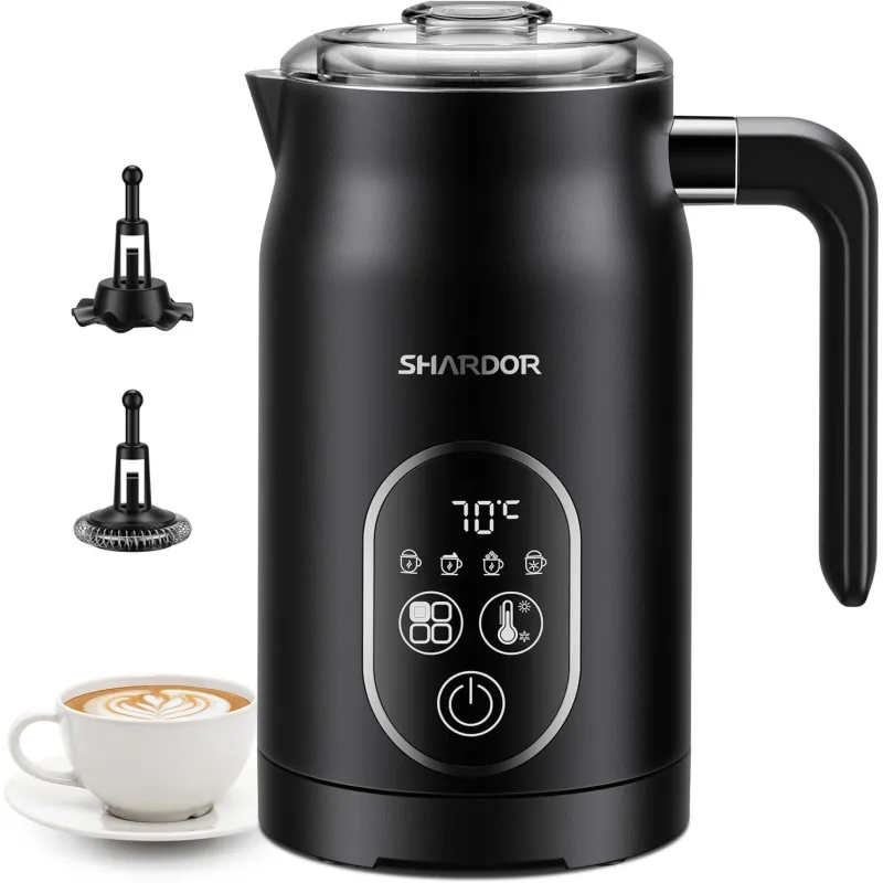 ELEKTRYCZNY SPIENIACZ DO MLEKA 300 ML 4 W 1 SHARDOR MF0802 AUTOMATYCZNA REGULACJA TEMPERATURY