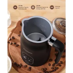 ELEKTRYCZNY SPIENIACZ DO MLEKA 300 ML 4 W 1 SHARDOR MF0802 AUTOMATYCZNA REGULACJA TEMPERATURY