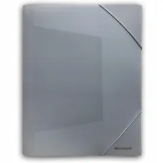 PLASTIKOWA TECZKA Z GUMKĄ CZARNA PENMATE A4