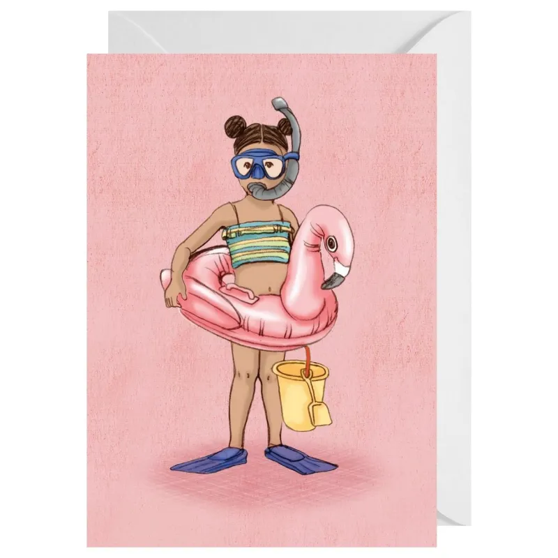 KARNET OKOLICZNOŚCIOWY FLAMING Z KOPERTĄ A6