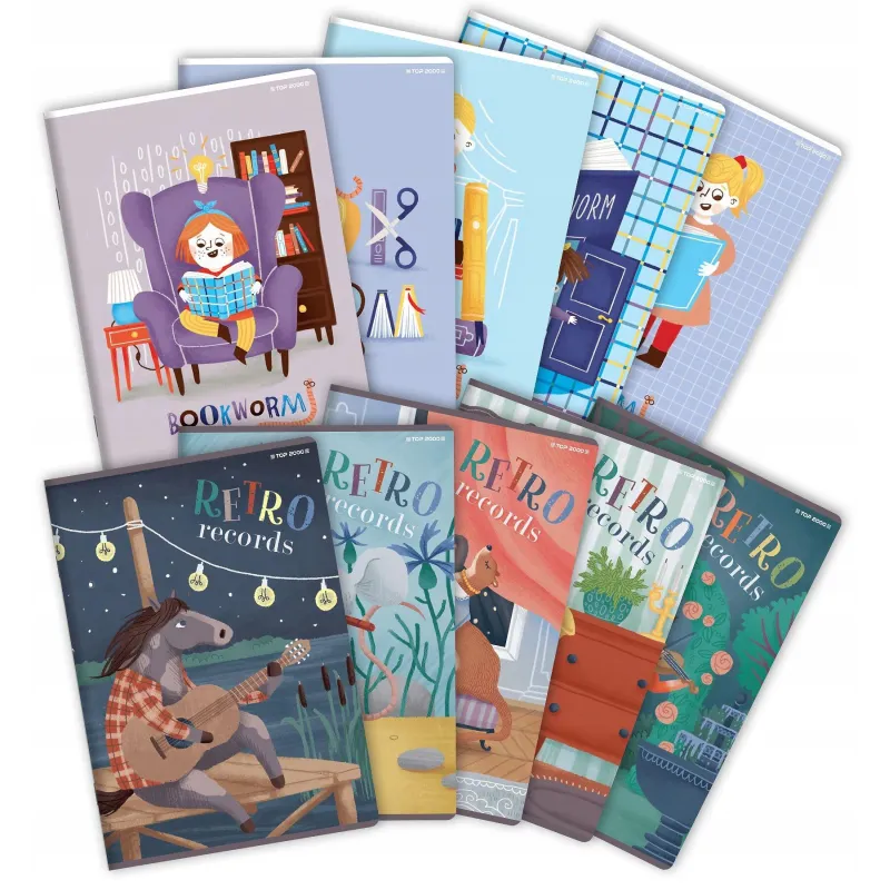 ZESZYT W KRATKĘ Z MARGINESEM 32 KARTKI A5