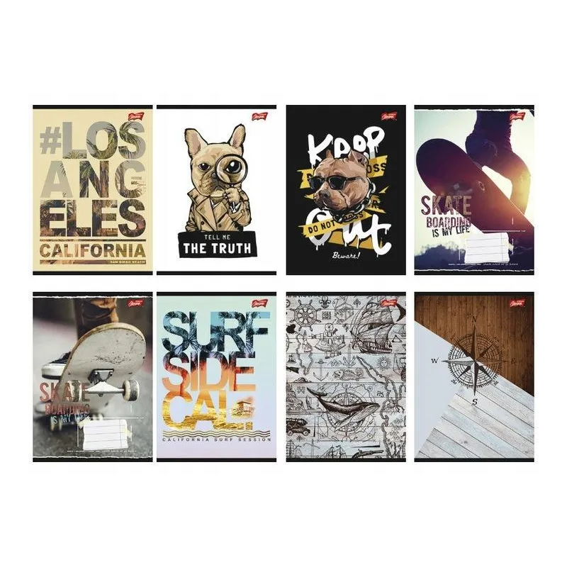 ZESZYT W LINIE Z MARGINESEM 96 KARTEK A5