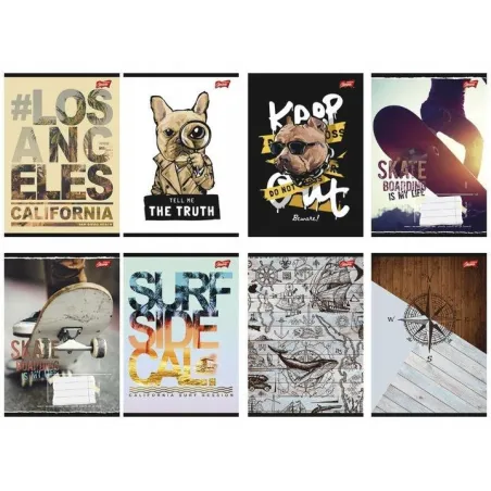 ZESZYT W LINIE Z MARGINESEM 96 KARTEK A5