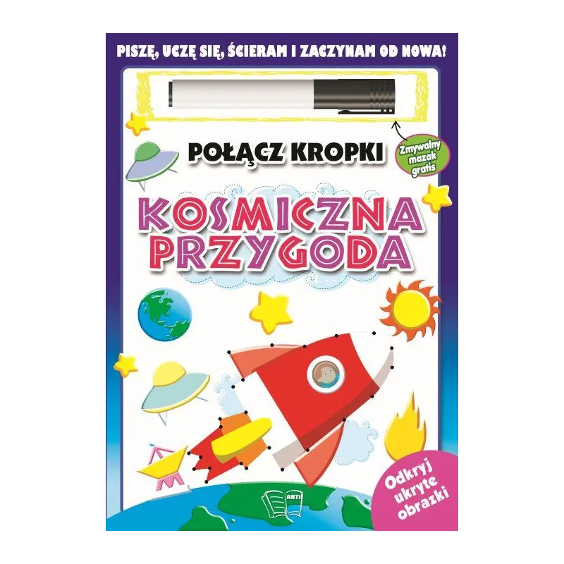 KOSMICZNA PRZYGODA. POŁĄCZ KROPKI