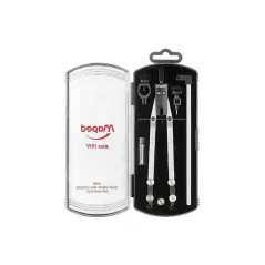 ZESTAW GEOMETRYCZNY CYRKIEL SZYBKIE USTAWIANIE 5 ELEMENTÓW MAPED