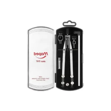 Zestaw Geometryczny Cyrkiel Szybkie Ustawianie 5 Elementów Maped Zestaw Geometryczny Cyrkiel Szybkie Ustawianie 5 Elementów Maped