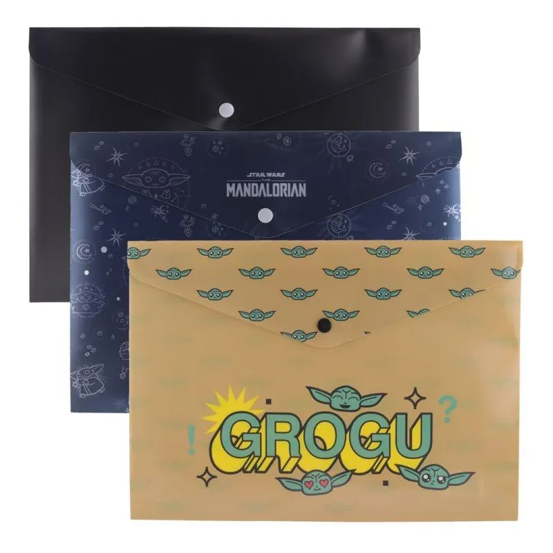 TECZKA KOPERTOWA NA ZATRZASK MANDALORIAN COOLPACK A4