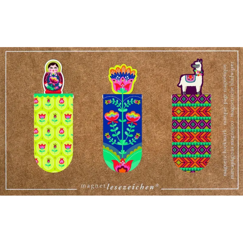 ZAKŁADKI MAGNETYCZNE FOLKLOR MOSES 3 SZTUKI