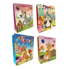 TOREBKA PREZENTOWA URODZINOWA ZWIERZĄTKA