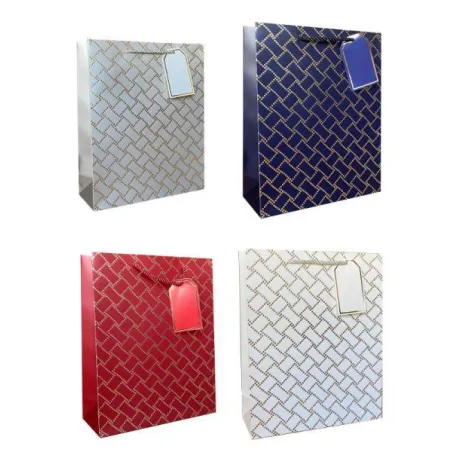 Torebka Prezentowa Ozdobna Mix Wzorów 26 X 32 X 10Cm Torebka Prezentowa Ozdobna Mix Wzorów 26 X 32 X 10Cm