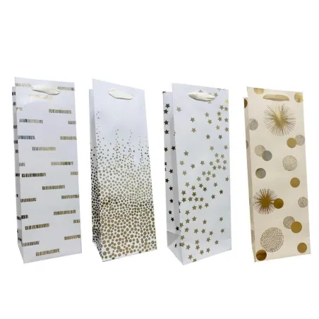 TOREBKA PREZENTOWA NA BUTELKĘ ELEGANCKA I WYTRZYMAŁA