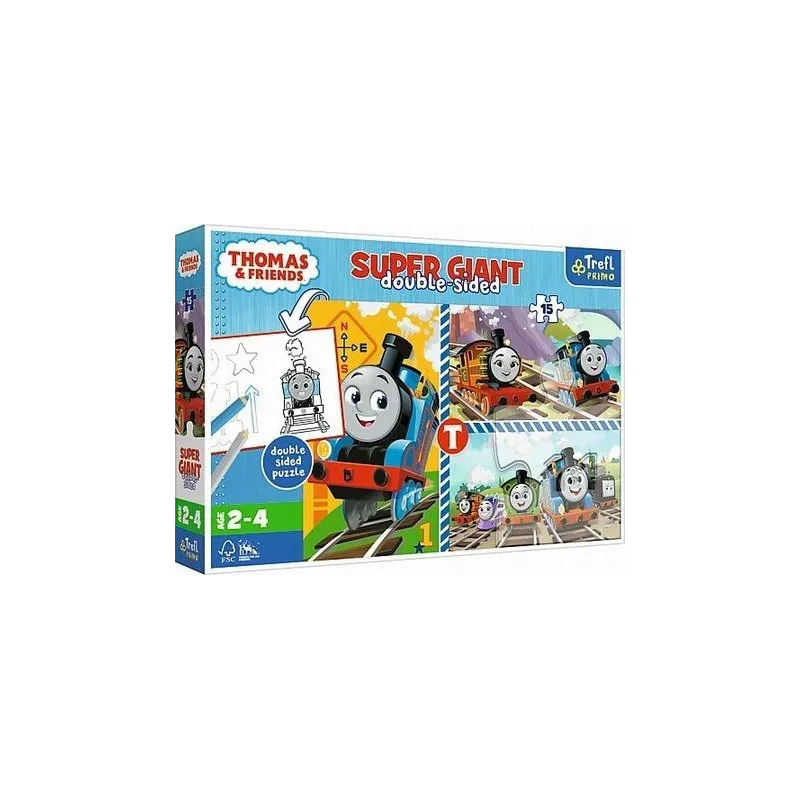 PUZZLE TOMEK I PRZYJACIELE 15 ELEMENTÓW TREFL 2+