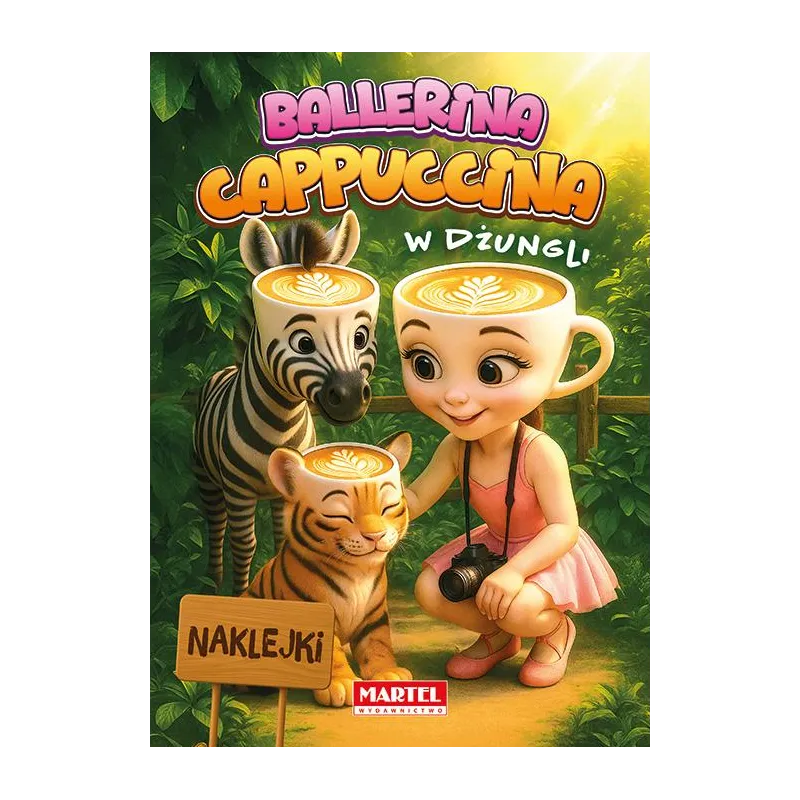 Ballerina Cappuccina w dżungli naklejki Opracowanie zbiorowe Ballerina Cappuccina w dżungli naklejki Opracowanie zbiorowe