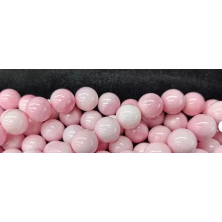 KORALIKI AKRYLOWE DIAMENTOWE RÓŻOWE 8 MM ZESTAW 36 SZT