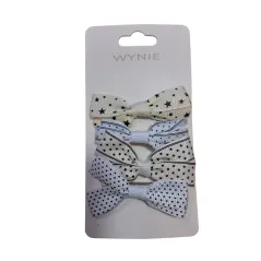 SPINKI DO WŁOSÓW KOKARDKI 4 SZTUKI ZESTAW DLA DZIEWCZYNKI