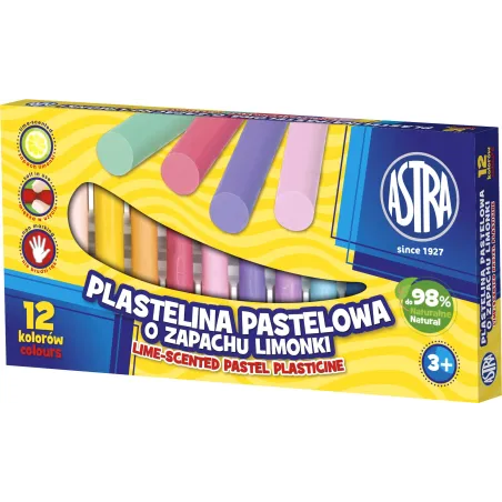 Plastelina Pastelowa 12 Kolorów Astra Plastelina Pastelowa 12 Kolorów Astra