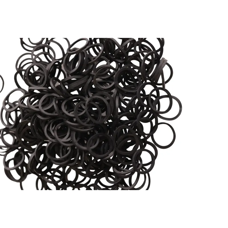 GUMECZKI DO WŁOSÓW CZARNE 200SZT.