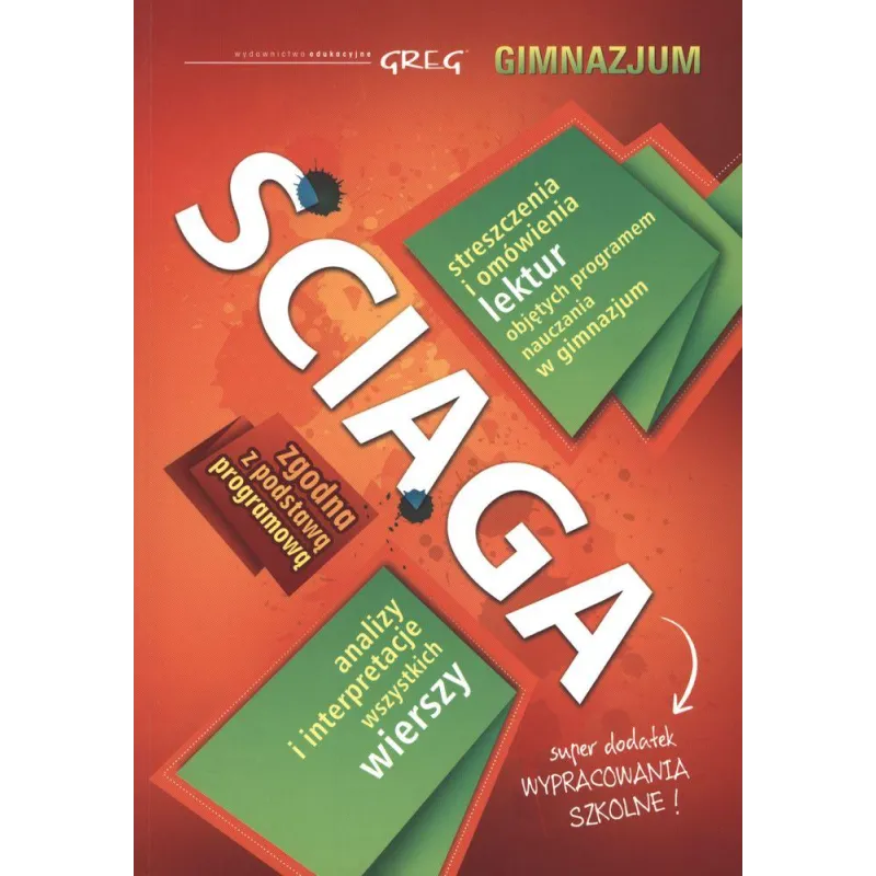 JĘZYK POLSKI. ŚCIĄGA DO GIMNAZJUM