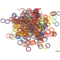 KOLOROWE GUMECZKI DO WŁOSÓW 200SZT.